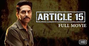 Article 15 2019 1080p Full Hd Movie Ayushmann Khurrana Bollywood Movies Upcoming Movies