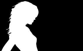 Black And White Woman Silhouette Girl Silhouette Background Beautiful Black Fantasy Girl Silhouette White Black Hd Wallpaper Silhouette Girl Silhouette