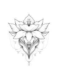 Eskiz Tatu Lotos Mandala Braslet Mandala Tattoo Design Tattoos Inspirational Tattoos
