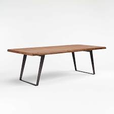 Live edge kitchen table and chairs. Live Edge Dining Tables Crate And Barrel