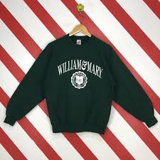 Vintage 90s College Of William Mary Sweatshirt William Mary Etsy Sweatshirts Print Logo American Vintage