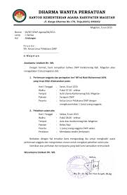 Untuk dapat berkenan hadir karena akan ada mungkin hanya itu saja artikel tentang contoh surat undangan pkk semoga bermanfaat. Contoh Surat Undangan Dharma Wanita Contoh Surat
