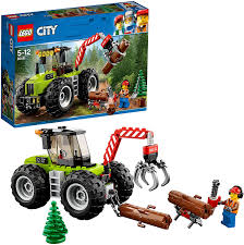 Die vorteile der einzigartigen spielsachen. Lego City 60181 Forsttraktor Bunt Amazon De Spielzeug