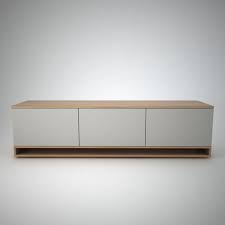 Entirely crafted of steel with a black copper finish, it features two doors curved and slightly cut on t. Harlem Low Sideboard 3 White Join Furniture