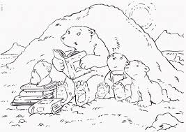 Polar bear animal coloring pages to print for kids. Coloring Pages Of Polar Bears Coloring Home
