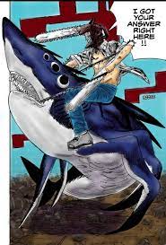 Here is best shark and chainsawman panel coloured. : r/ChainsawMan