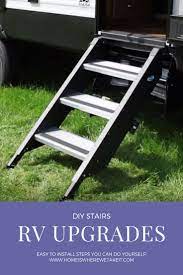 Rv steps are not an accessory that most campers think about, but you use them multiple times per day. Rv Upgrades Diy Stairs Home Is Where We Take It