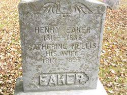 Catherine Nellis Eaker or Eacker (1815-1895)