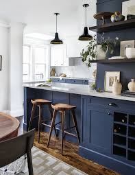 Professional kitchen design + cabinets. 15 Gorgeous Dark Blue Kitchen Designs You Ll Want To Re Create