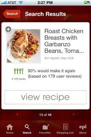 Epicurious Recipes Best Cooking Apps Food App Iphone App Design
