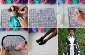 Du willst „mal schnell etwas kleines nähen oder brauchst dringend… barbie braucht neue kleider ja, auch die kleinen mitbewohnerinnen in diesem haus brauchen mal neue garderobe, daher. Diy Barbie Kleidung Mit Ohne Nahen Einfache Anleitungen Fur Puppen
