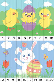 Help your child learn about shapes with our downloadable tangram puzzles. 21 Easter Counting Puzzles Count1 To 20 Skip Count 2s 5s And 10s