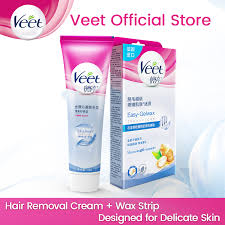 Veet wax strips vs veet cream : Veet Hair Removal Cream Wax Paper For Delicate Skin With Aloe Vera Vitamin E Cold Wax Strips No Need To Heat Up Buy Cheap In An Online Store