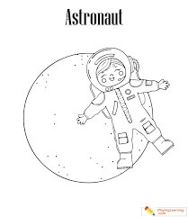 It also features adorable cartoon characters like mickey mouse and winnie the pooh in astronaut uniforms. Astronaut Coloring Page 06 Free Astronaut Coloring Page