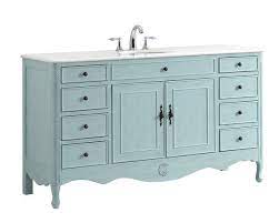 Virtually countless ways of making your bathroom look and feel more open and inviting can be rightly attributed to the white bath vanity. Modetti Mod081lb 60s Provence 60 Inch Single Bathroom Vanity Set In Light Blue