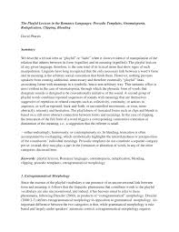 PDF) The Playful Lexicon in the Romance Languages: Prosodic Templates,  Onomatopoeia, Reduplication, Clipping, Blending