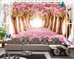 Gambar, wallpaper, dinding, bunga, sakura, rumah, gambar, di, name : 3d Wallpaper Custom Photo Non Woven Mural Wall Sticker Sakura Flowers Window Painting 3d Wall Room Murals Wallpaper Wallpapers Aliexpress