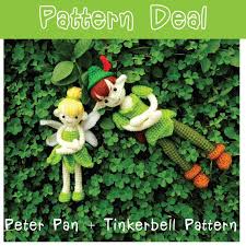 Pdf Pattern Easter Bunnies And Eggs Hq In 2020 Crochet Doll Pattern Crochet Amigurumi Peter Pan And Tinkerbell