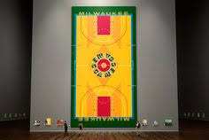 How Milwaukee S Forgotten Iconic Basketball Court Reemerged As Art Pop Art Painting Art Basketball Floor