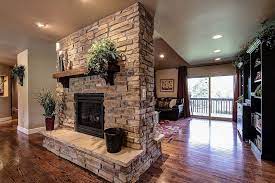 Parker Co Kitchen And Fireplace Reno Fireplace Remodel Double Sided Gas Fireplace Fireplace Design