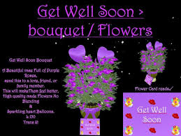 All of our flowers are hand arranged by a local florist and delivered with care. Second Life Marketplace Get Well Soon Bouquet Flowers Boxed