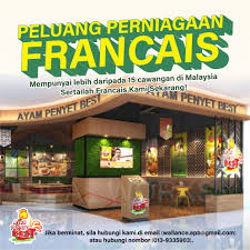 Pada konsepnya sistem perniagaan berlandaskan francais mengurangkan risiko kegagalan dalam perniagaan. Ayam Penyet Best ê²Œì‹œë¬¼ Facebook