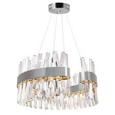 Now you can shop for it and enjoy a good deal on aliexpress! Cwi Lighting Glace Contemporary Led Chandelier Chrome Finish 1220p24 601 C Rona