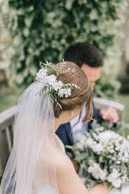 Wedding hairstyle for medium hair with bangs on a low side ponytail filled with waves or tight curls, straighten your bangs for chic contrast. 20 Wedding Hairstyles For Long Hair With Veils In 2020 Wedding Hairstyles For Medium Hair Low Bun Wedding Hair Bride Hairstyles