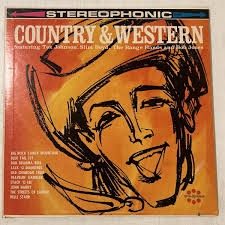 WESTERN HOOTENANNY! VINYL TEX JOHNSON. SLIM BOYD, VG (UP)