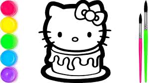 Bagi kalian yang masih proses belajar atau. Hello Kitty Johnny Rainbow Cake Belajar Menggambar Dan Mewarnai Untuk Anak Anak Youtube