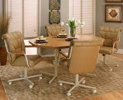 Keep the focus off your diminutive quarters and draw attention to unique details in a small dining room. Cramco Inc Cramco Motion Marlin Five Piece Dining Set Value City Furniture Dining 5 Piece Set