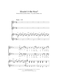 Wouldn't it be nice (remastered) 2:34; Wouldn T It Be Nice Noten The Beach Boys Zweistimmiger Chor