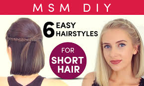 Short hair can be styled quickly and easily in 10 minutes or less. 15 Diy Hairstyle For Short Hair