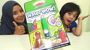 Jadi Jago Banget Mewarnai Dengan Pensil Ajaib Mainan Edukasi Water Wow By Yaya Kids Stations