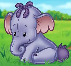 I got a new lumpy the heffalump plush! How To Draw Chibi Lumpy Heffalump Step By Step Drawing Guide By Dawn Dragoart Com