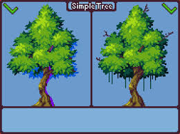 Simple Tree Pixel Art Tutorial Gif By Aamatniekss Pixel Art Tutorial Pixel Art Design Pixel Art
