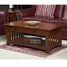 And two drawers have handles in order to let you pull the drawer conveniently. Mission Two Drawer Coffee Table Leick Furniture 8204
