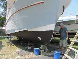 How To Paint Your Old Fiberglass Boat And Make It Look New Again Boat Building Diy Boat Boat
