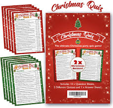 How much do you remember about life in the u. Big Mouth Christmas Quiz Game Ultimate Xmas Party Trivia Quiz Set 2 X Quizzes For Family Friends Amazon Co Uk Toys Games