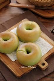 allie s private paradise 抹茶紅豆貝果 bread recipes bagel