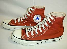 Black And Orange Converse Chuck Taylor Converse All Star Shoes Burnt Orange Usa Men S 6 Womens 8 Unisex Fashion Clothing Shoes Accessories U Converse All Star Shoes Chuck Taylors