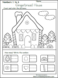 They will have the kids jumping at the chance to do them. Free December Christmas Worksheets For Kindergarten Writing Numbers Madebyteachers