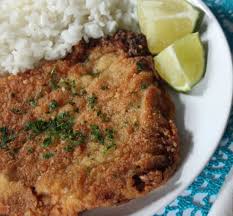 Bistec A La Milanesa Receta Cubana Bistec Empanizado Cuban Fried Steak Cuban Recipes Mexican Food Recipes Cuban Dishes
