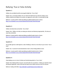 Cypt Cht Bullying True And False Activity V1en Pdf Bullying Cyberbullying
