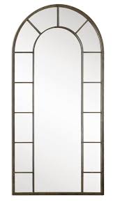 Get 5% in rewards with club o! Dillingham Arched Black Large Mirror By Uttermost 39 X 79