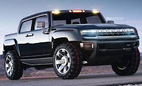 New 2021 Gmc Hummer Ev Rendering Looks Just About Right Top Speed Hummer Truck Electric Pickup Truck Pickup Trucks