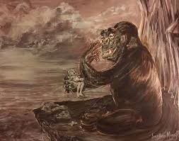 King kong was an iconic movie, with scenes remembered until today. King Kong Scent Of A Woman Painting By Jonathan Morrill Saatchi Art