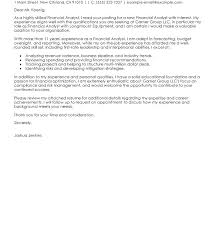 Junior Financial Analyst Cover Letters For 2021 Printable And Downloadable Cust