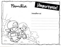 Descárgalas y crea actividades para los más pequeños. Colorear Dia Familia