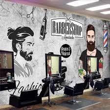 Custom 3d Wallpaper Trend Handsome Cement Wall Beauty ورق جدران صالون حلاقة 3065665 Hd Wallpaper Backgrounds Download
